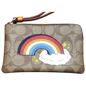 Rainbow Coach Wristlet EUC thumbnail 2