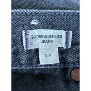 Madewell Superwide Leg Jeans‎ Womens Size 29 Gray Faded Wash Denim thumbnail 6