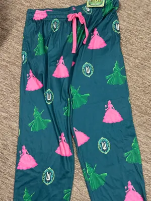 Wicked woman’s pajama bottoms Medium NWT Green thumbnail 4