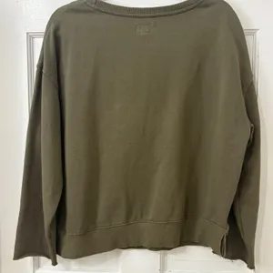 Pact Howdy Sweatshirt Sz L Cotton Western Altered Pullover Boho Fun READ‎ thumbnail 2