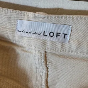 LOFT The‎ Slim Cropped Jeans in Off White Size 34/18 thumbnail 7