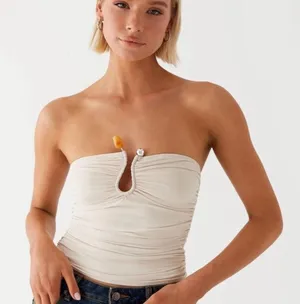 Peppermayo Exclusive - Rudy Tube Top - Ivory thumbnail 1