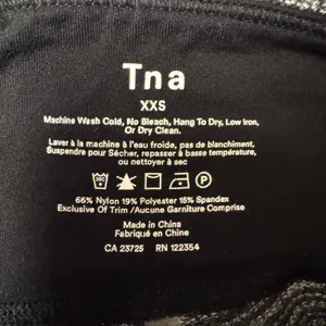 2245 | TNA Aritzia Space Dye High Rise Leggings Gray Black Women XXS thumbnail 3