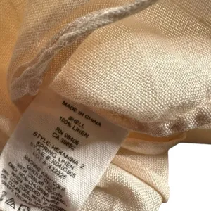 Theory Tie Front 100% Linen Top Womens P Minimalist Capsule Short Sleeve thumbnail 4