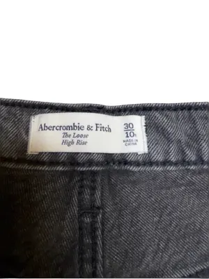 ✨👖 Abercrombie & Fitch The Loose High Rise Jeans Size 30/10R 👖✨‎ thumbnail 4