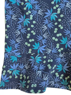EUC Toad&Co Chaka Ruffle Skirt Navy Palm Size Medium thumbnail 4