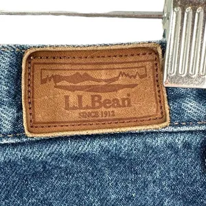 Vintage L.L. Bean Flannel Lined Double L Relaxed Fit Jeans Women's Size 10 thumbnail 3