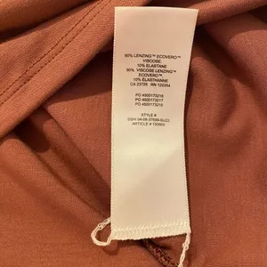 NEW Wilfred Trance Mini Dress in Mocha Sorbet Brown Size Medium thumbnail 7