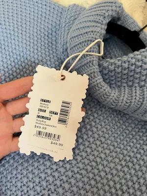 City Beach Blue Turtle Neck Sweater thumbnail 4