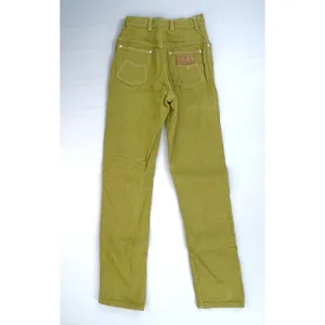 Maverick‎ Jeans Womens 7/8 Slim Mustard Yellow Vintage 70s High Waist USA Retro thumbnail 3