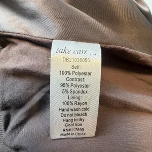 DownEast Charcoal Bomber Jacket with Floral Embroidery‎ thumbnail 4