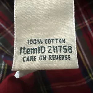 Vintage LL Bean Nightgown Medium Petite Plaid Cotton Flannel Maxi‎ Traditional thumbnail 5