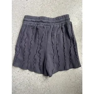 Oh Polly Exposed-Seam Shorts Size 4 NWT‎ Gray Boutique Lounge Mini Shorts thumbnail 4