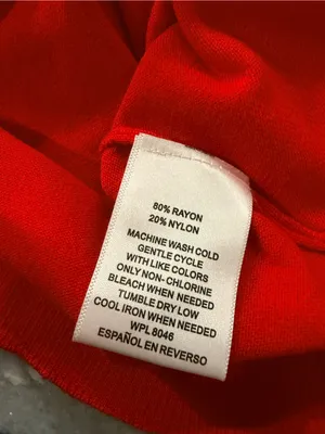 NWOT Style & Co Size S Red Lightweight Button Front Cardigan Sweater Rayon Blen thumbnail 6