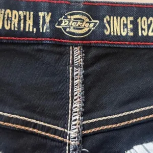 Dickies Women's Navy Blue Straight Leg Denim Jeans Size 6 Long Workwear thumbnail 6
