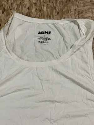 SKIMS White Modal Blend Tank Top thumbnail 4