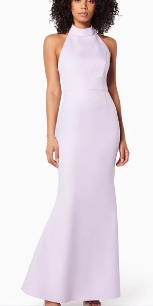NWT Elliatt Estonia Purple Sheath Halter Dress (great for prom) thumbnail 1