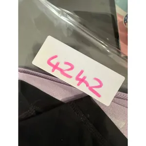 Nike Pro Dri-FIT Women Black Lavender Purple Compression Shorts 3in Inseam S thumbnail 7