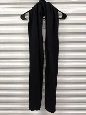 Helsa Briella Cashmere Knit Scarf Black One Size thumbnail 4