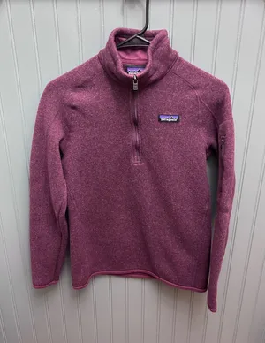 Patagonia Better Sweater 1/4 Zip Pullover Heathered Purple XS Womens 25527 thumbnail 1