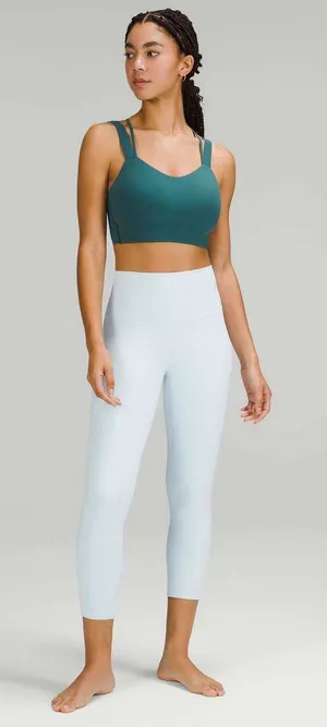 Lululemon Align High Rise Pant 25" Powder Blue Size‎ 8 Nulu Yoga Leggings thumbnail 1