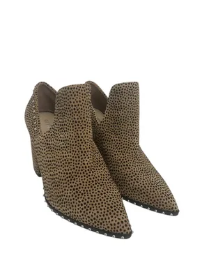 Gianni Bini Leopard Daveigh Studded Ankle Booties Block Heel Size 7 thumbnail 6