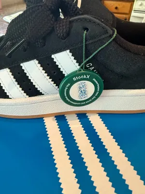 adidas Originals Campus 00s J Sneakers - Black/White, Size 5 big kids thumbnail 7