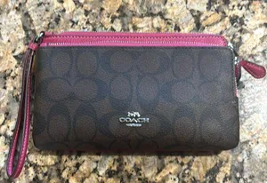 Coach Double Zipper Wallet thumbnail 1