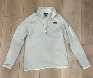 Patagonia 1/4-Zip Pullover Sweater Cream thumbnail 1