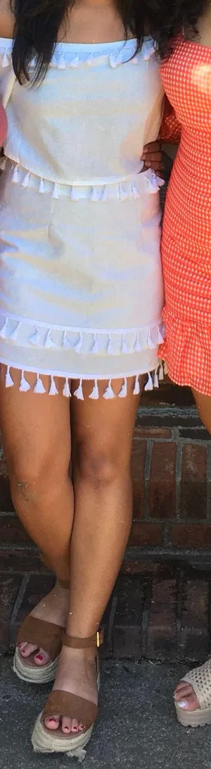 White Two Piece Outfit thumbnail 1