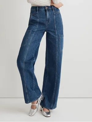 Madewell Baggy Straight Cargo Jeans size 24‎ thumbnail 3