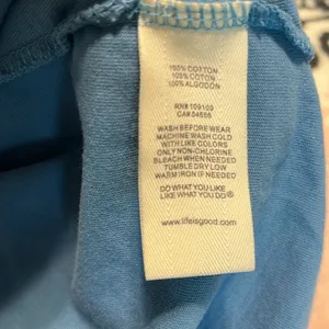 Life is Good Tee Blue Short Sleeve Womens Medium thumbnail 7