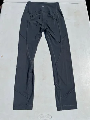 lululemon athletica Charcoal Gray Performance Leggings thumbnail 2