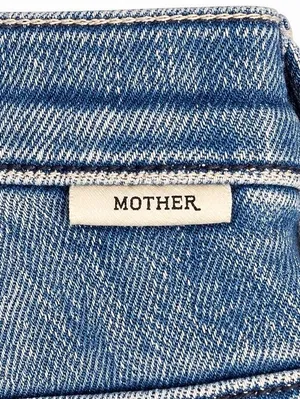 MOTHER The Looker Ankle Fray Skinny Jeans Blue Waist 24 thumbnail 4