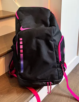 Nike Elite Pink and Black Limited Edition Bag thumbnail 1
