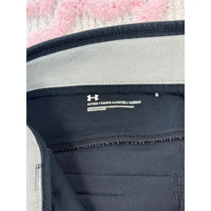 Under Armour Black Fitted Athletic Pants Style 1326884 Womens Size‎ 6 thumbnail 5