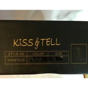Kiss & Tell quilted combat boots thumbnail 8