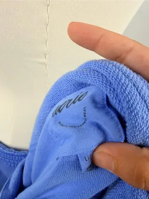 Aerie blue two piece sweatshirt and short set size large thumbnail 5
