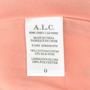 A.L.C. Frank Jaylin Pink Floral Cotton Silk Strappy Maxi Dress 0 NWT $550 thumbnail 8