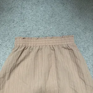 SHEIN Blush Pink Pleated A-Line Midi Skirt thumbnail 4