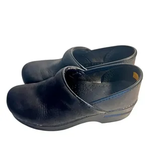 Dansko US 6 EU 36 Black Leather Slip On Clog Professional Classic Comfort thumbnail 6