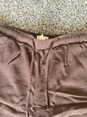 Brown Drawstring Lounge Pants Size L thumbnail 4