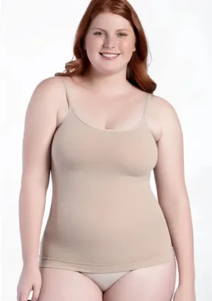 Shapermint Curveez Large Nude Incredibly Slimming Cami Tank Top Compression thumbnail 1