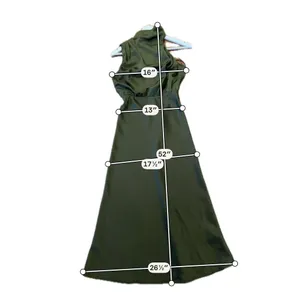 Lulus distinctive charm satin draped high neck dress size xs thumbnail 8