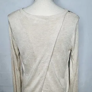 Stitch Fix MARKET & SPRUCE Lightweight Knit Top Envelope Back Paisley Size M thumbnail 8