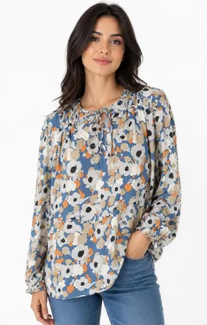 Joie Limited Edition Floral Fields Peasant Top Large NWT thumbnail 1