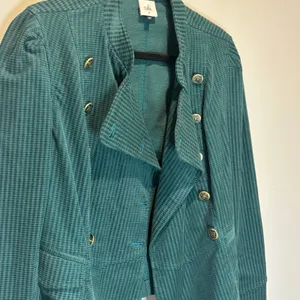 CAbi Lennon Green Military Style Jacket Style #3913 - size Medium thumbnail 2