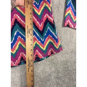 LILLY PULITZER Janelle Colorful Chevron Print‎ small pima cotton NWOT thumbnail 8