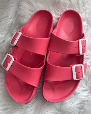 BIRKENSTOCK Arizona Pink Slides Sandals Womens Size 8 thumbnail 1