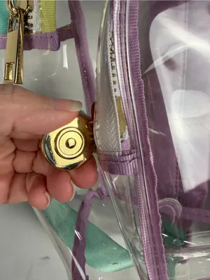 Stoney Clover Lane x Target Transparent Clear & Lavender Backpack thumbnail 3